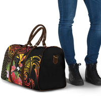 Hawaii Iwa Bird Travel Bag Great Frigatebird Kanaka Tropical Hippie Style - Polynesian Pride