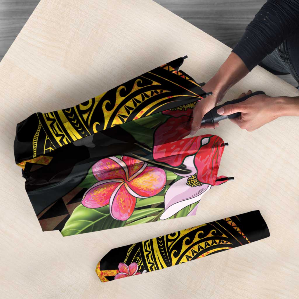 Hawaii Iwa Bird Umbrella Great Frigatebird Kanaka Tropical Hippie Style - Polynesian Pride