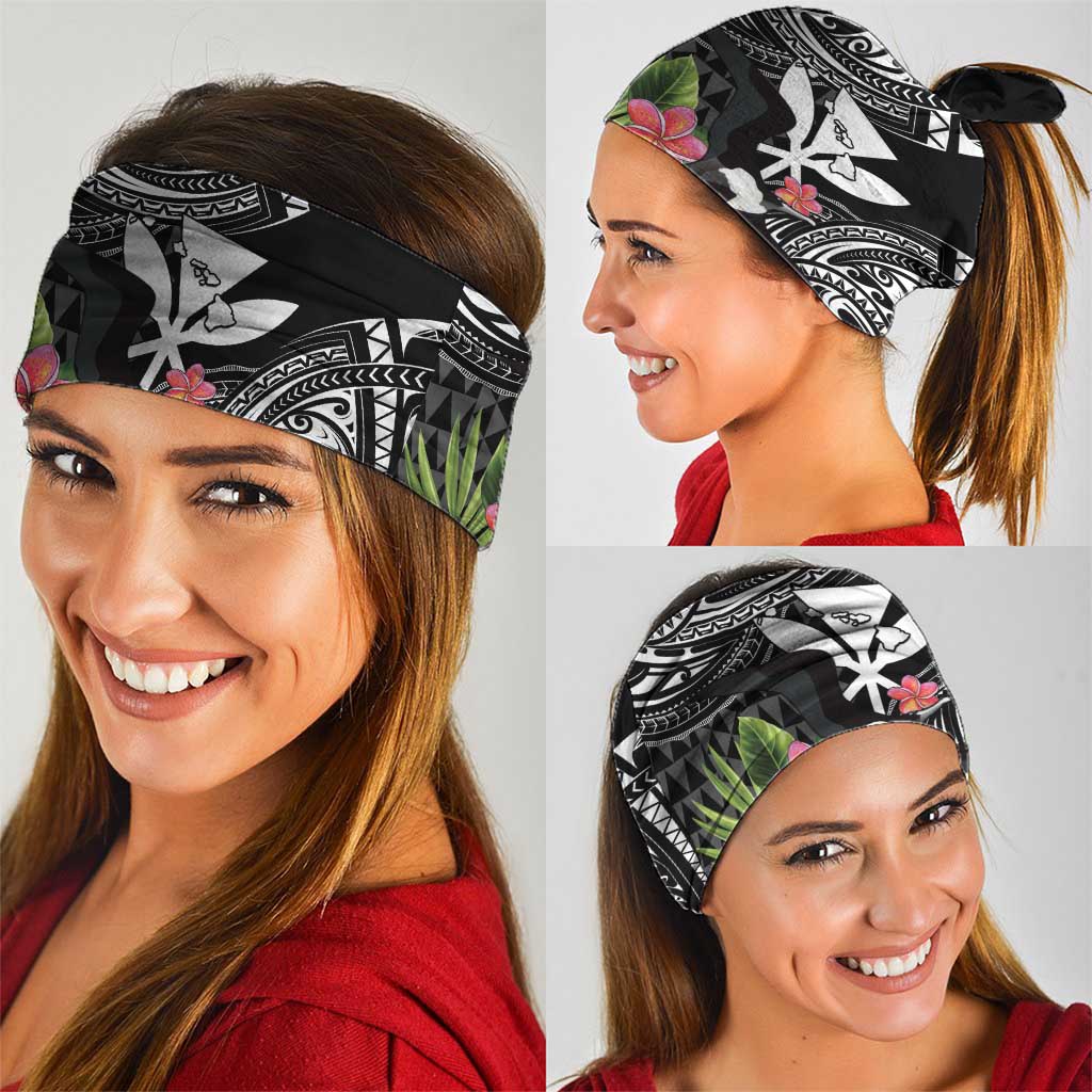 Hawaii Iwa Bird Neck Gaiter Great Frigatebird Kanaka Tropical Flowers - Polynesian Pride