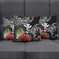 Hawaii Iwa Bird Pillow Cover Great Frigatebird Kanaka Tropical Flowers - Polynesian Pride