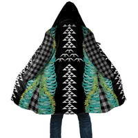 Black Palaka Hawaii Iwa Bird Cloak Hawaiian Kakau Jade Vine Lei - Polynesian Pride