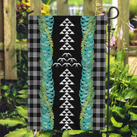 Black Palaka Hawaii Iwa Bird Garden Flag Hawaiian Kakau Jade Vine Lei - Polynesian Pride
