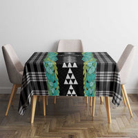 Black Palaka Hawaii Iwa Bird Tablecloth Hawaiian Kakau Jade Vine Lei - Polynesian Pride