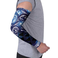 Matariki New Zealand Arm Sleeves NZ Niho Taniwha Maori New Year Blue Galaxy