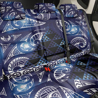 Matariki New Zealand Back Car Seat Cover NZ Niho Taniwha Maori New Year Blue Galaxy