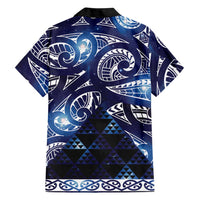 Matariki New Zealand Family Matching Mermaid Dress and Hawaiian Shirt NZ Niho Taniwha Maori New Year Blue Galaxy LT14 - Polynesian Pride
