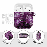 Matariki New Zealand AirPods Case NZ Niho Taniwha Maori New Year Purple Galaxy