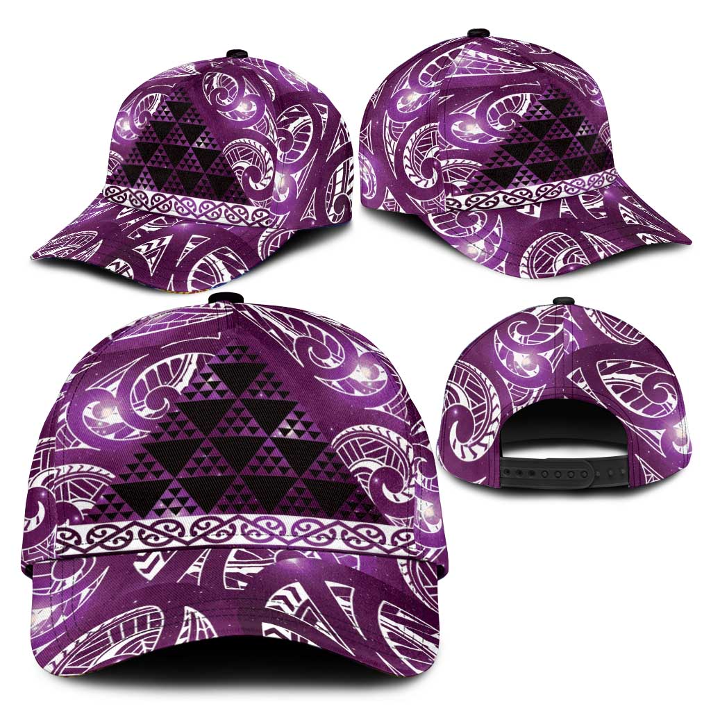 Matariki New Zealand Classic Cap NZ Niho Taniwha Maori New Year Purple Galaxy LT14 - Polynesian Pride