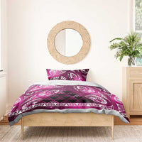 Matariki New Zealand Bedding Set NZ Niho Taniwha Maori New Year Pink Galaxy LT14 - Polynesian Pride