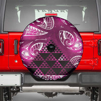 Matariki New Zealand Spare Tire Cover NZ Niho Taniwha Maori New Year Pink Galaxy