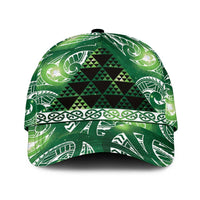 Matariki New Zealand Classic Cap NZ Niho Taniwha Maori New Year Green Galaxy LT14 Universal Fit Green - Polynesian Pride