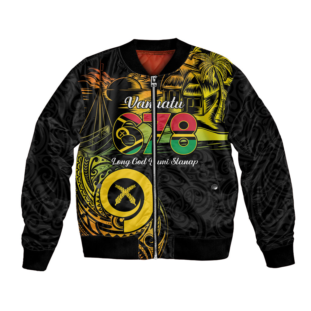 Personalised Vanuatu 678 Bomber Jacket Proud To Be A Ni-Van