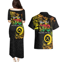 Personalised Vanuatu 678 Couples Matching Puletasi and Hawaiian Shirt Proud To Be A Ni-Van