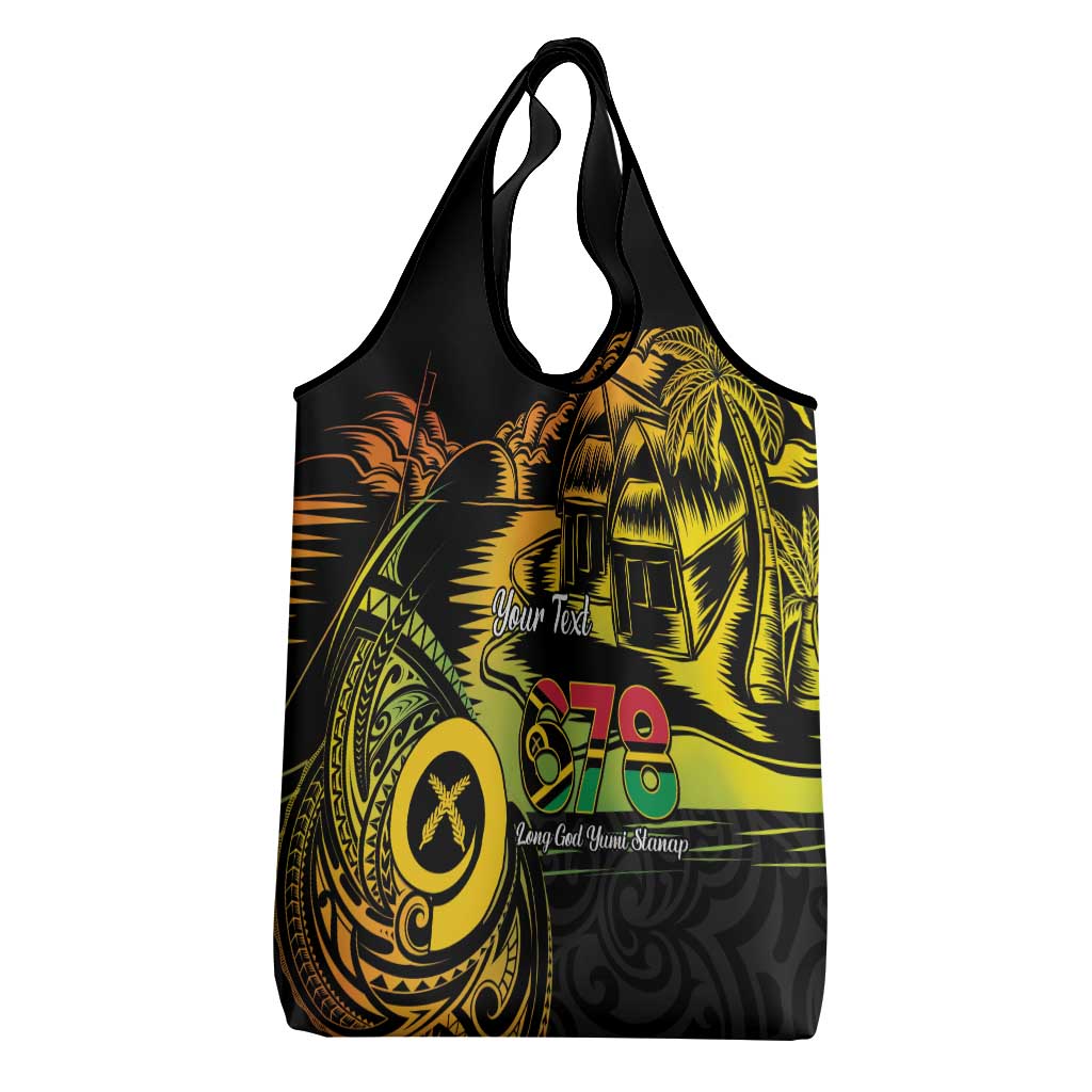 Personalised Vanuatu 678 Grocery Bag Proud To Be A Ni-Van