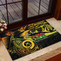 Personalised Vanuatu 678 Rubber Doormat Proud To Be A Ni-Van