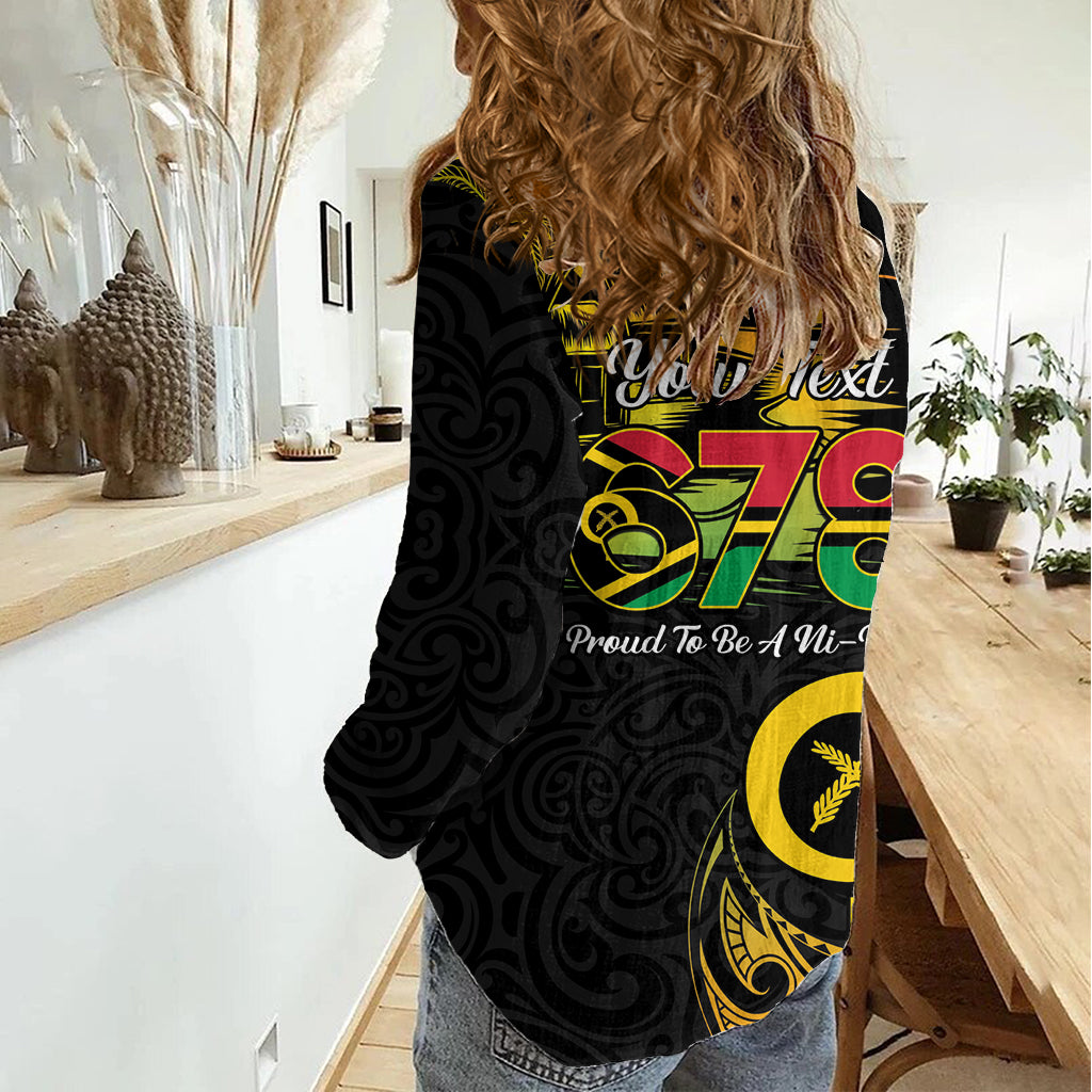 Personalised Vanuatu 678 Women Casual Shirt Proud To Be A Ni-Van