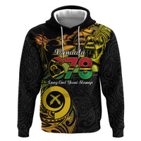 Personalised Vanuatu 678 Zip Hoodie Proud To Be A Ni-Van LT14 Pullover Hoodie Black - Polynesian Pride
