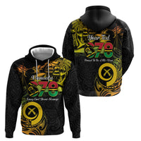 Personalised Vanuatu 678 Zip Hoodie Proud To Be A Ni-Van LT14 - Polynesian Pride