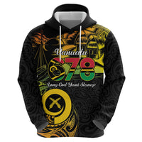 Personalised Vanuatu 678 Zip Hoodie Proud To Be A Ni-Van LT14 - Polynesian Pride