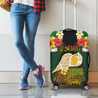 Vanuatu Triton's Trumpet Luggage Cover Tropical Flowers Vanuatuan Map LT14 - Polynesian Pride