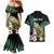 Personalised New Zealand Kakapo Couples Matching Mermaid Dress and Hawaiian Shirt Aotearoa Fern With Manuka