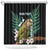 Personalised New Zealand Kakapo Shower Curtain Aotearoa Fern With Manuka