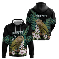 Personalised New Zealand Kakapo Zip Hoodie Aotearoa Fern With Manuka LT14 - Polynesian Pride