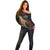Personalised New Zealand Kea Off Shoulder Sweater Nestor Notabilis With Harakeke Maori Pattern