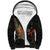 Personalised New Zealand Kea Sherpa Hoodie Nestor Notabilis With Harakeke Maori Pattern