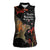 Personalised New Zealand Kea Women Sleeveless Polo Shirt Nestor Notabilis With Harakeke Maori Pattern