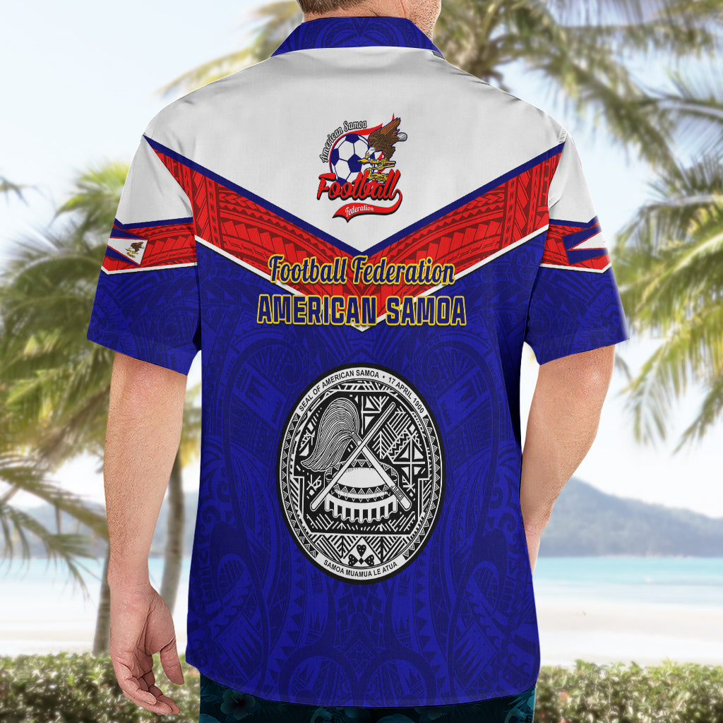 American Samoa Football Hawaiian Shirt Polynesian Sporty Style LT14 - Polynesian Pride