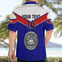 Personalised American Samoa Football Hawaiian Shirt Polynesian Sporty Style LT14 - Polynesian Pride