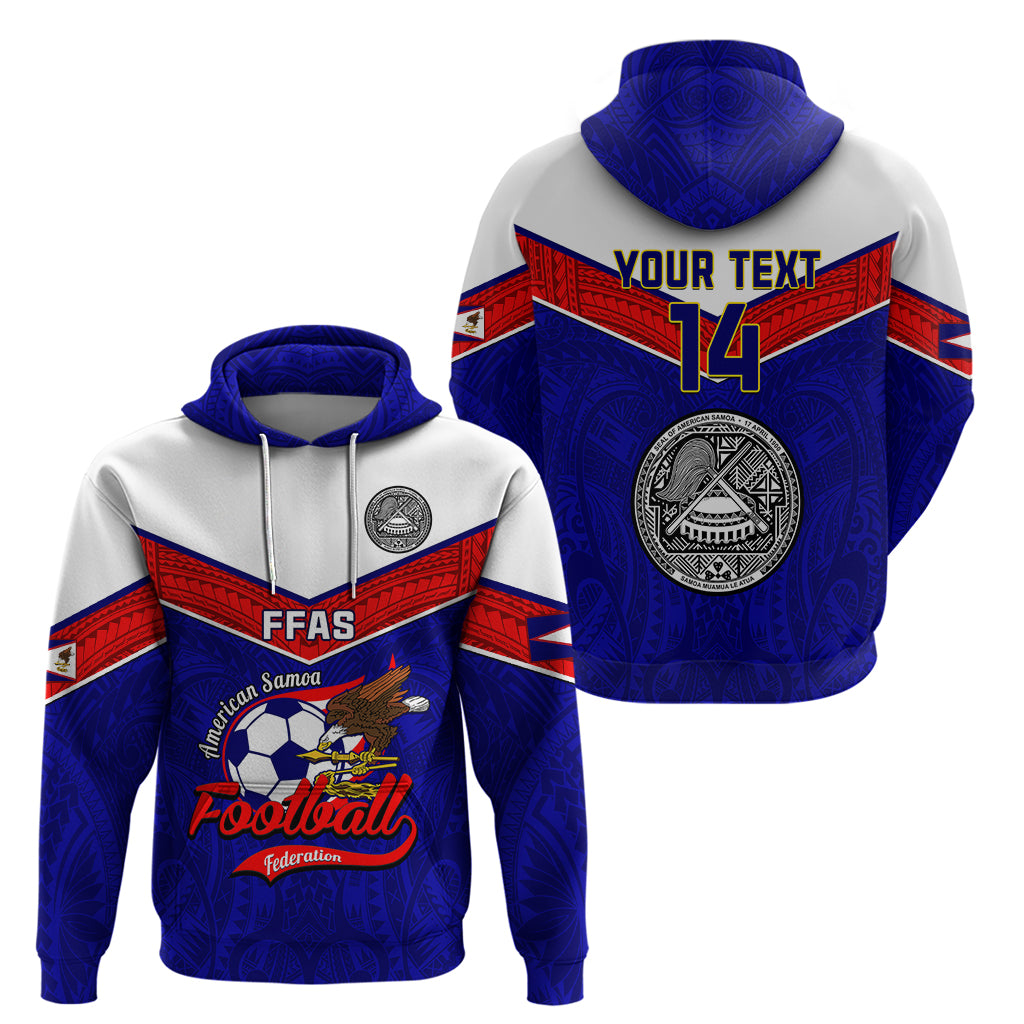 Custom American Samoa Football Hoodie Polynesian Sporty Style LT14 - Polynesian Pride