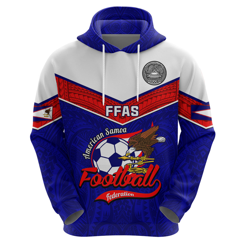 Custom American Samoa Football Hoodie Polynesian Sporty Style LT14 - Polynesian Pride