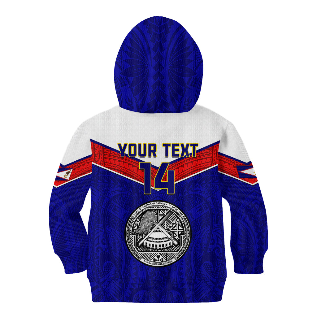 Personalised American Samoa Football Kid Hoodie Polynesian Sporty Style LT14 - Polynesian Pride