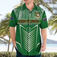 Cook Islands Football Hawaiian Shirt Go Kuki Airani Polynesian Sporty Style LT14 - Polynesian Pride