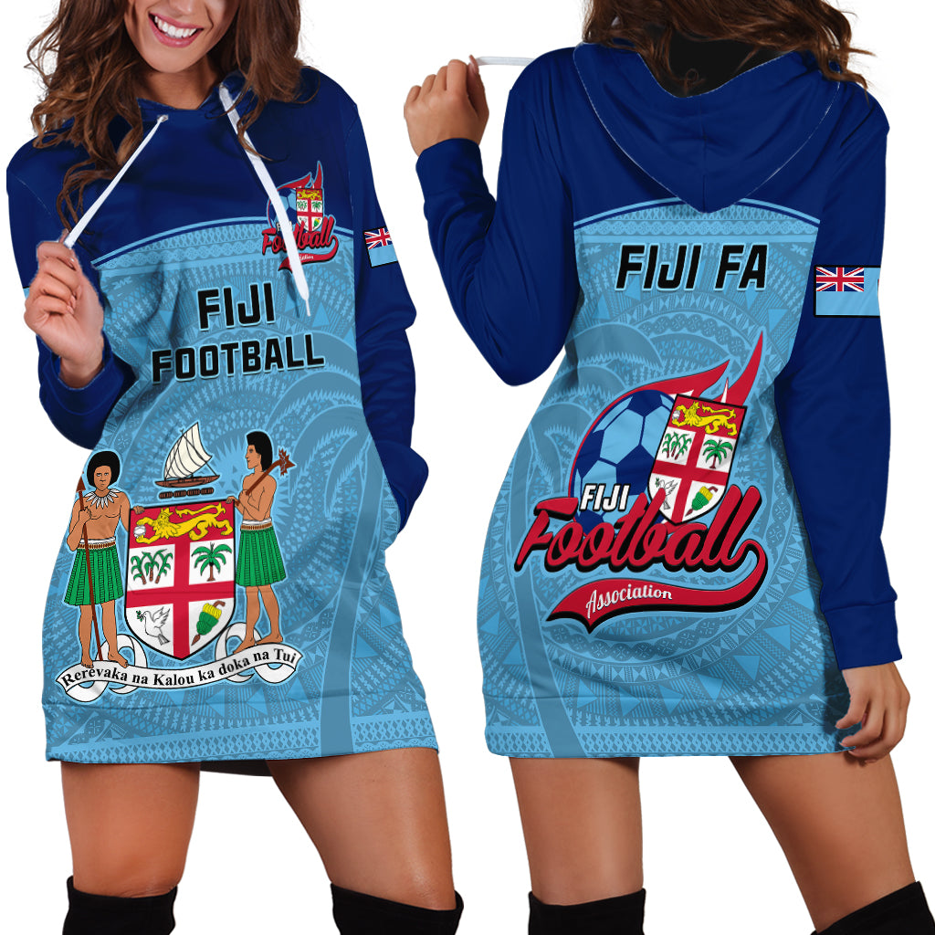 Fiji Football Hoodie Dress Fijian Tapa Pattern Sporty Style LT14 - Polynesian Pride