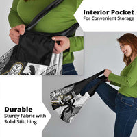 Custom Fiji And New Zealand Rugby Grocery Bag Aotearoa Silver Fern Mix Fijian Tapa Pattern