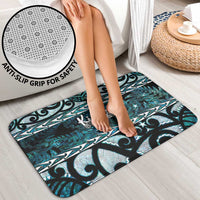 Kia Ora New Zealand Bathroom Set Aotearoa Proud Maori Paua Shell Silver Fern - Polynesian Pride