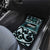 Kia Ora New Zealand Car Mats Aotearoa Proud Maori Paua Shell Silver Fern - Polynesian Pride