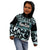 Kia Ora New Zealand Kid Hoodie Aotearoa Proud Maori Paua Shell Silver Fern - Polynesian Pride
