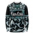 Kia Ora New Zealand Long Sleeve Shirt Aotearoa Proud Maori Paua Shell Silver Fern - Polynesian Pride