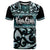 Kia Ora New Zealand T Shirt Aotearoa Proud Maori Paua Shell Silver Fern - Polynesian Pride