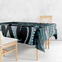 Kia Ora New Zealand Tablecloth Aotearoa Proud Maori Paua Shell Silver Fern - Polynesian Pride