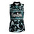 Kia Ora New Zealand Women Sleeveless Polo Shirt Aotearoa Proud Maori Paua Shell Silver Fern - Polynesian Pride
