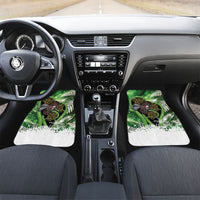Piwakawaka New Zealand Christmas In July Car Mats NZ Aroha Koru Fern Marble Vibes