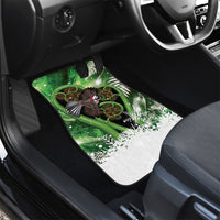 Piwakawaka New Zealand Christmas In July Car Mats NZ Aroha Koru Fern Marble Vibes