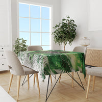 Piwakawaka New Zealand Christmas In July Tablecloth NZ Aroha Koru Fern Marble Vibes