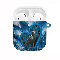 Tui Bird New Zealand Christmas In July AirPods Case NZ Aroha Koru Fern Marble Vibes