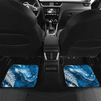 Tui Bird New Zealand Christmas In July Car Mats NZ Aroha Koru Fern Marble Vibes